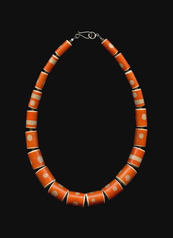 Halskette, üppig orange